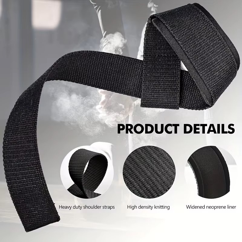 Crossfit Training Gear - 1 Paio di Cinghie Antiscivolo per