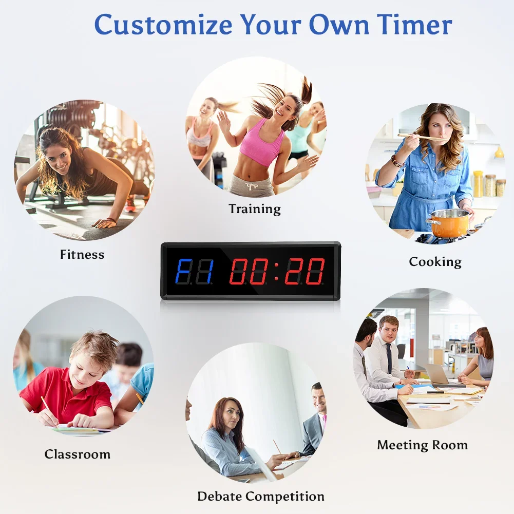 Crossfit Training Gear - Timer digitale Seesii da 1,5 pollici