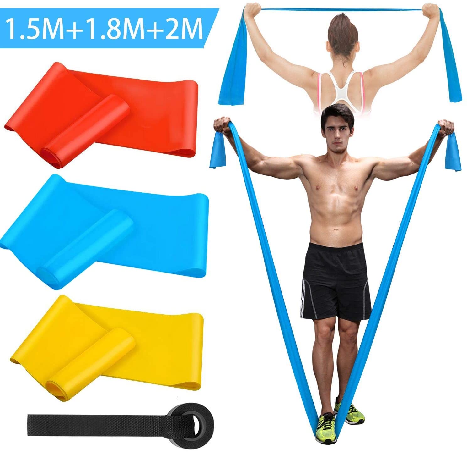 Crossfit Training Gear - Fasce elastiche per fitness 4 pezzi