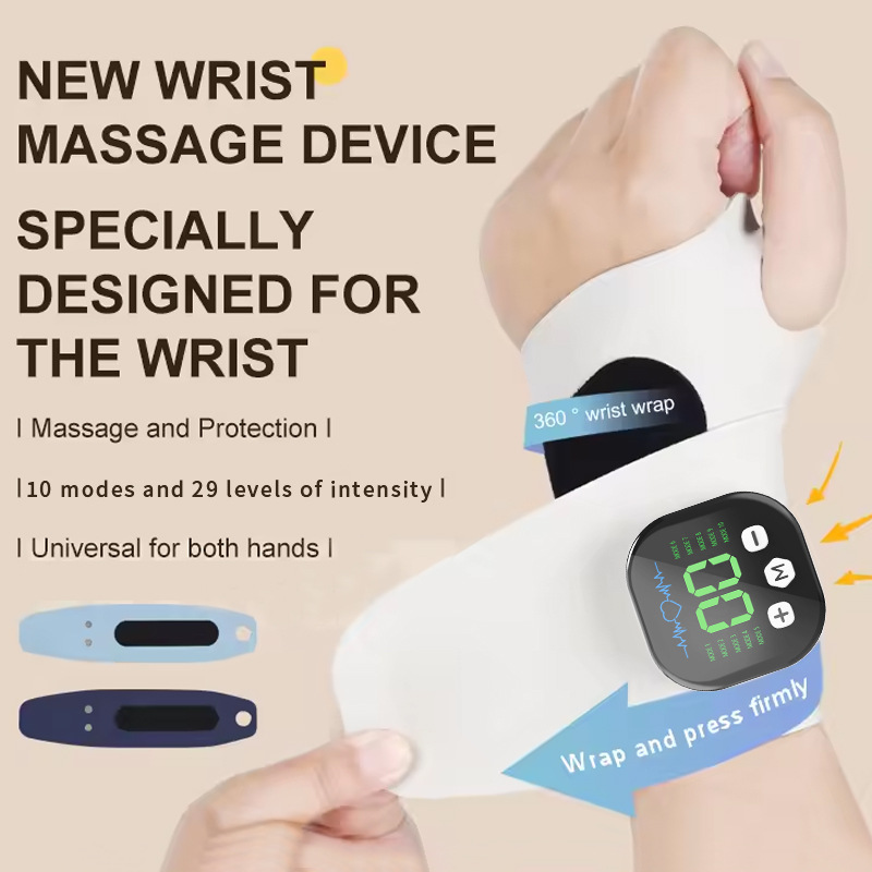 Wrist Wrap Support - Massaggiatore Elettrico per Mani EMS a