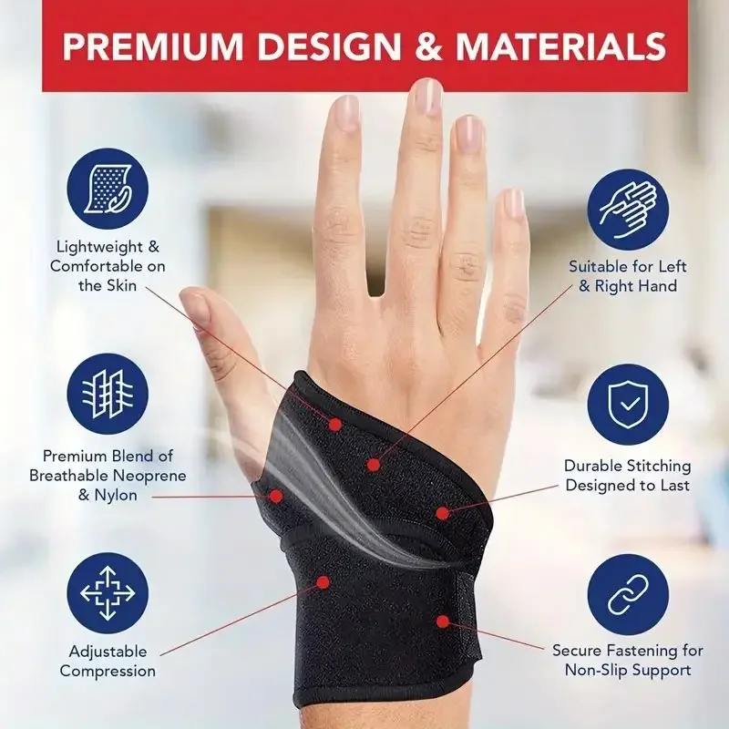 Tutore da polso regolabile per - Wrist Wrap Support recensione e prezzo